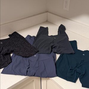 4 PAIRS 25” Lululemon align leggings